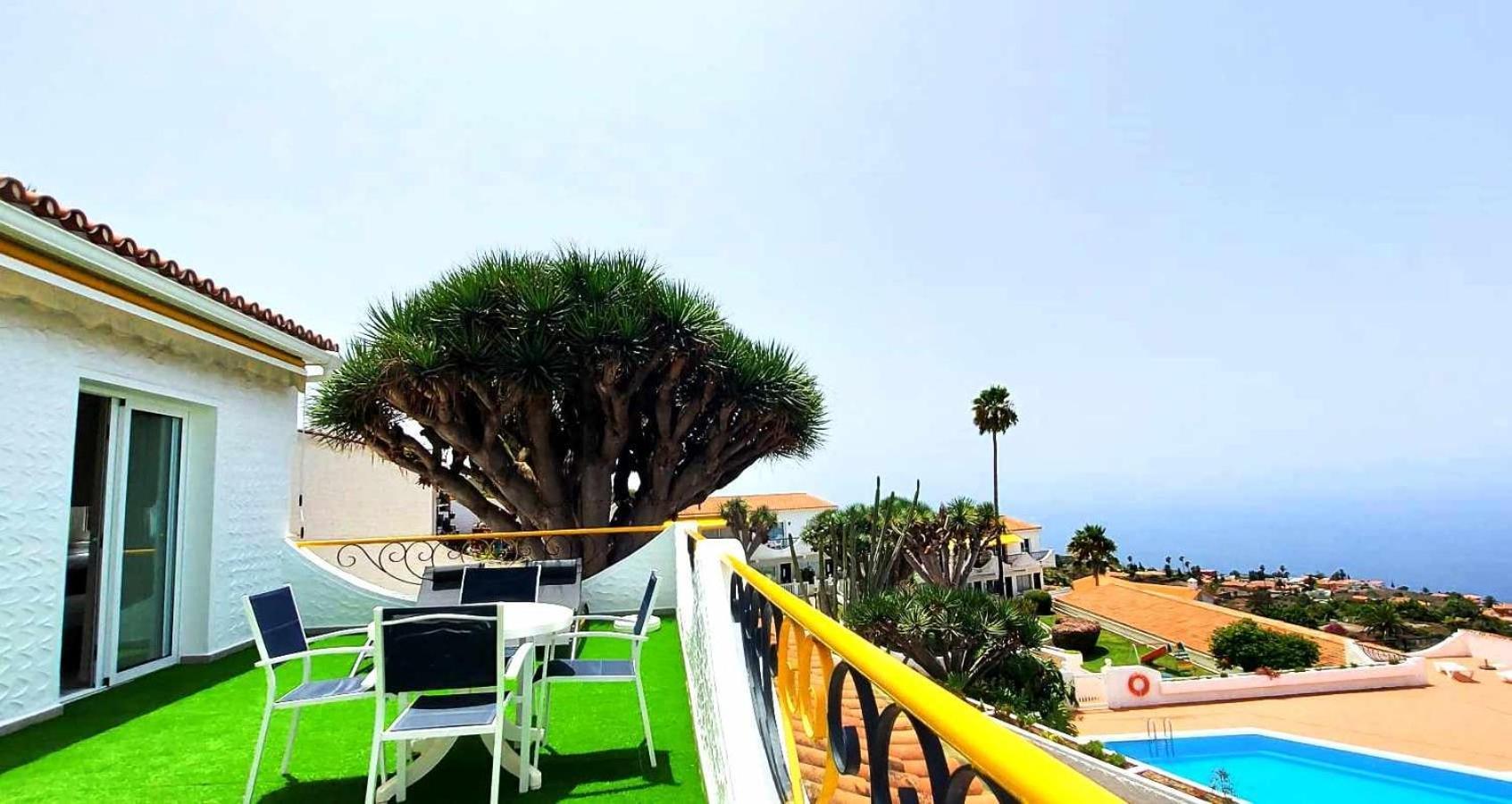 Acogedora Vivienda En Tenerife Con Vistas& Piscina Tacoronte Exteriér fotografie